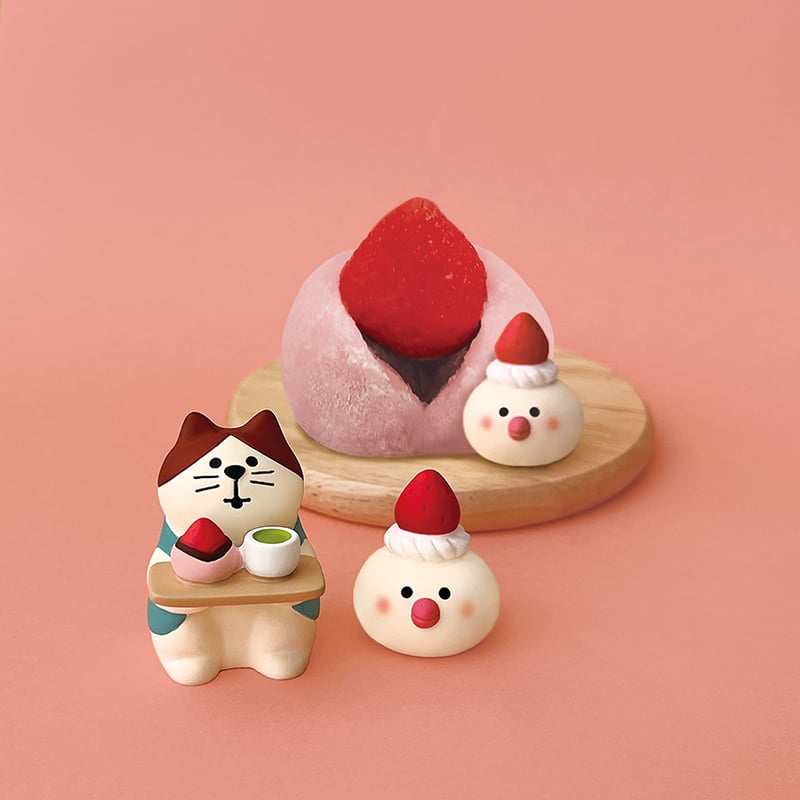 おもてなし猫 いちご大福【しあわせ、まんぷく、お花見会】 | CHEER-FUL*
