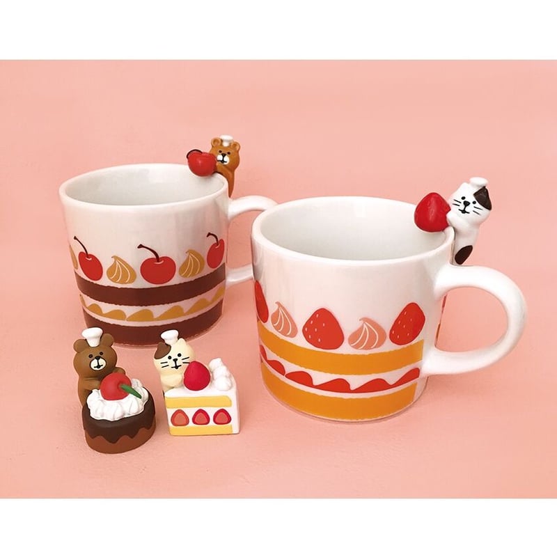 子猫のいちご工房マグカップ 【とれたていちごカフェ】 | CHEER-FUL*