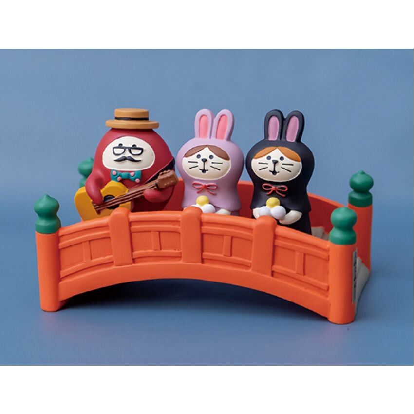 ねこずきん(お月見うさぎ 紫)【まったり池のお月見会】 | CHEER-FUL*