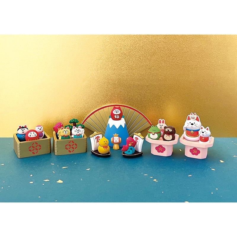 豆福マスコット(招き猫 ぶち)【FUKU福MONO 豆福】 | CHEER-FUL*