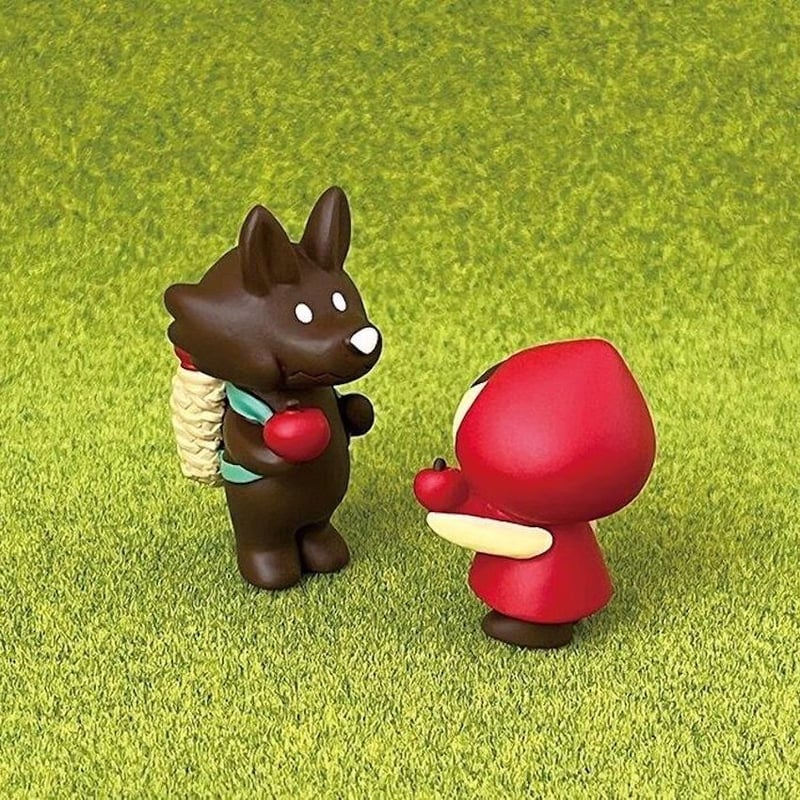 赤ずきんマスコット(赤ずきんリンゴどうぞ)【オトギッコ〜おとぎ