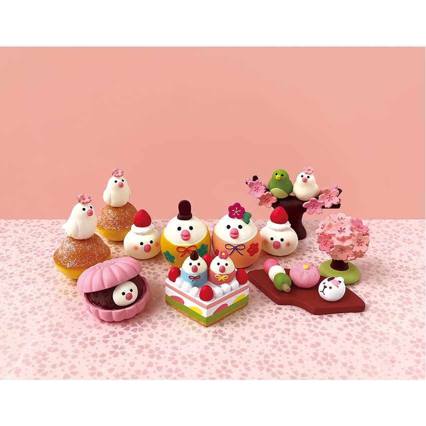 ひなケーキ 文鳥雛 コンコンブル ひなまつり 2025 桜うららかひなまつり ひなケーキ 文鳥雛 コンコンブル ひなまつり2025 桜うららか