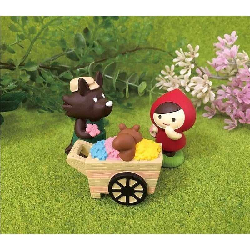 赤ずきんマスコット(リスのフラワーカート)【オトギッコ ライフウィズ