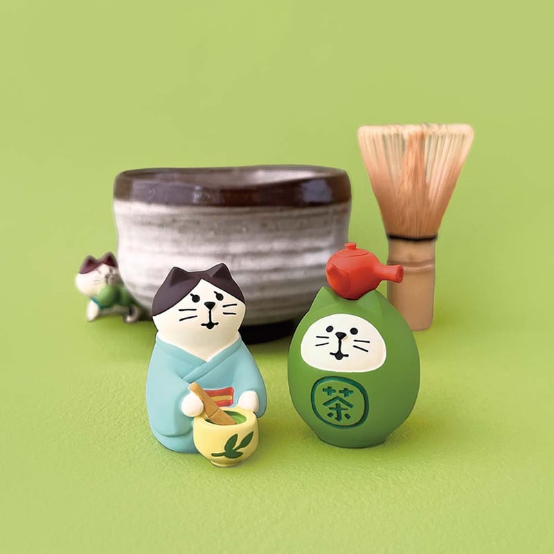 お茶猫 日本茶猫だるま 【お茶でいっぷく福茶園】 | CHEER-FUL*