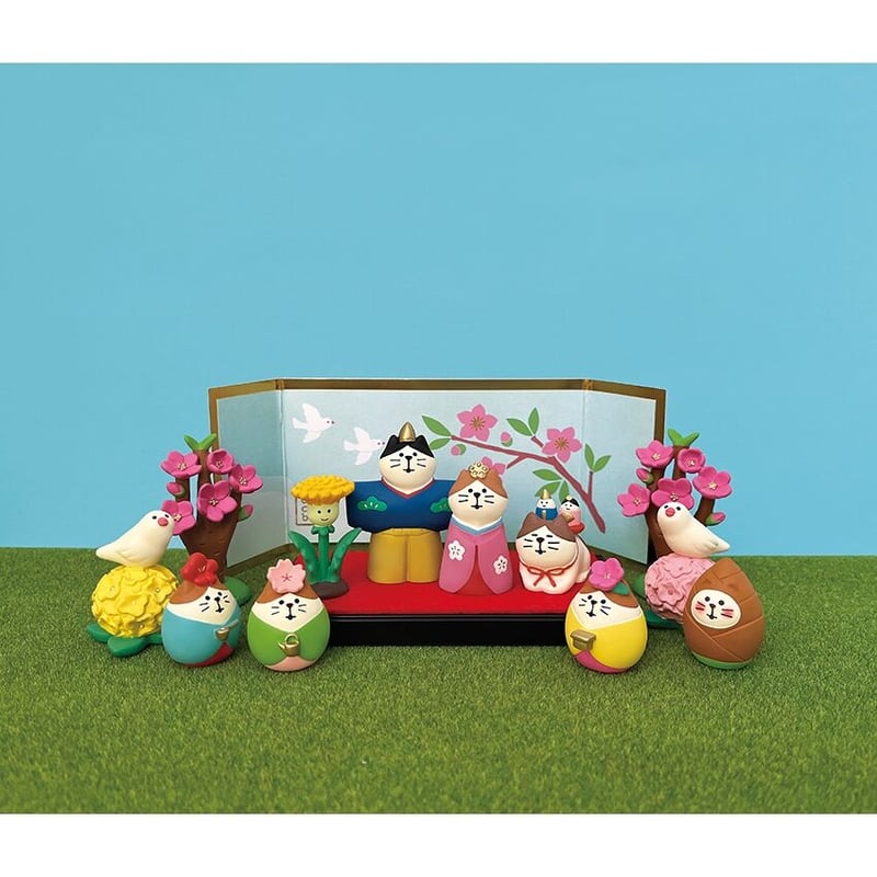 おひなさまの台座セット(はなもも)【ぽかぽかひなたのおひなさま