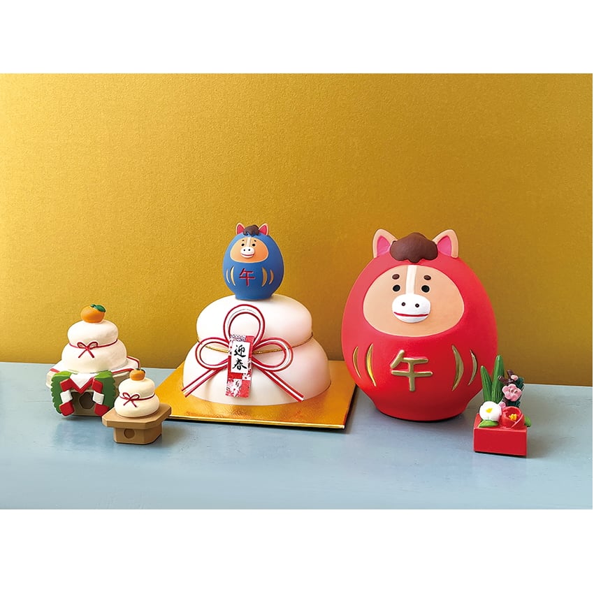 陶器の干支飾り(馬だるま) 【福馬 二〇二六 午】 | CHEER-FUL*