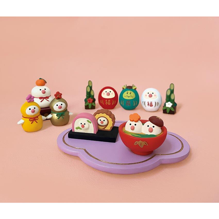 ☆コンコンブル　利き酒オカメインコ☆concombre ほろ酔い お花見☆ DECOLE horoyoi-set 「ほろ酔い花見7点セット」concombre お花見