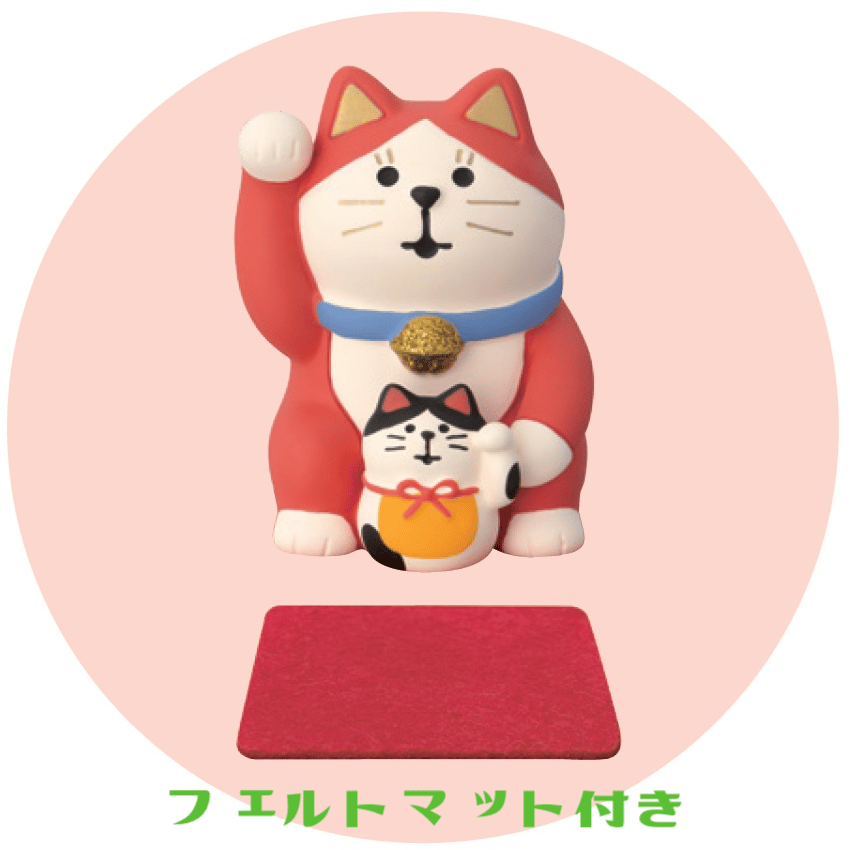 開運カラー招き猫(白) 【FUKU福MONO】 | CHEER-FUL*