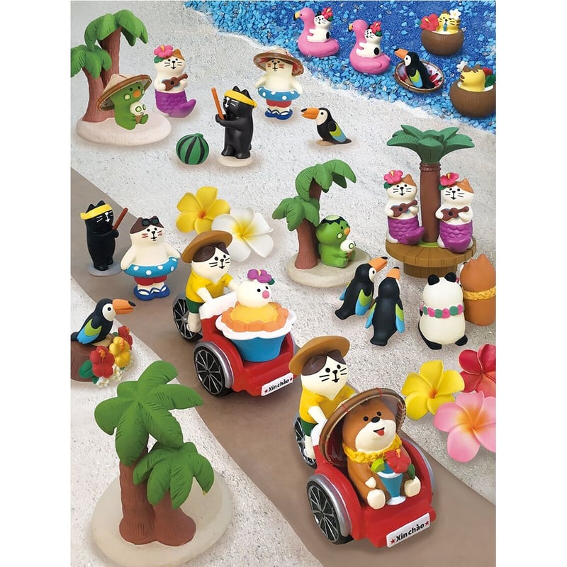 ぷかぷかフラミンゴ子猫 【コンコン島 南の国のまったりアイランド