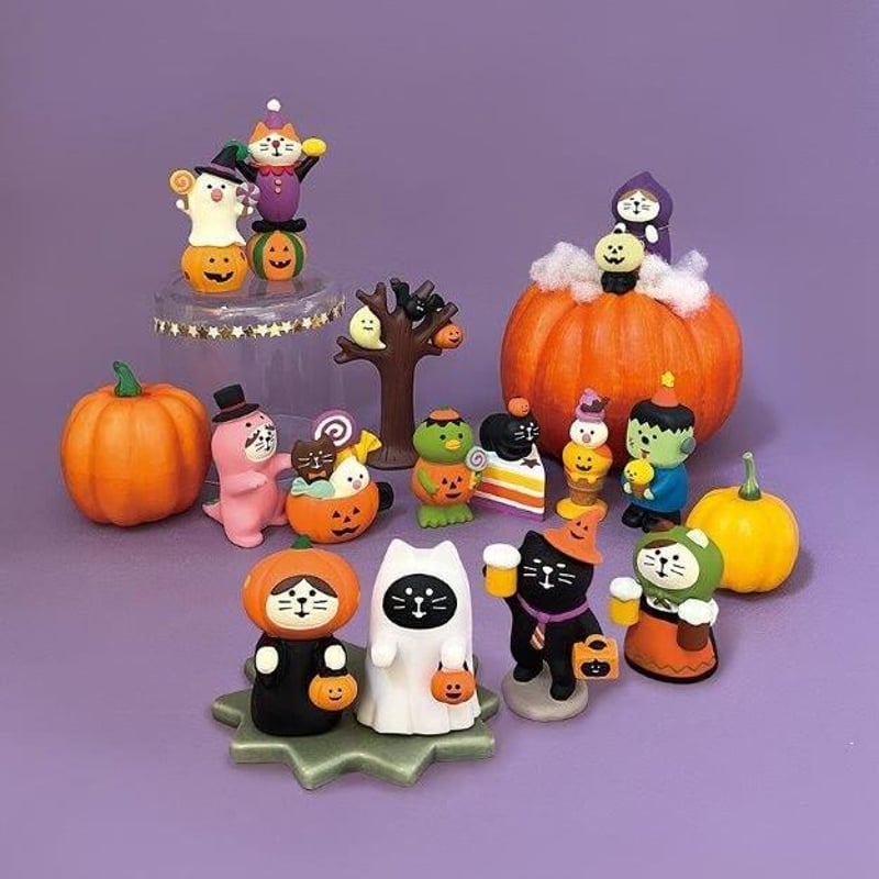 新品★TDR限定品★フィギュア6個セット★コンプリートセット★ハロウィン 玉乗りおばけ文鳥【コンコン広場ハロウィンフェス】 | CHEER-FUL*