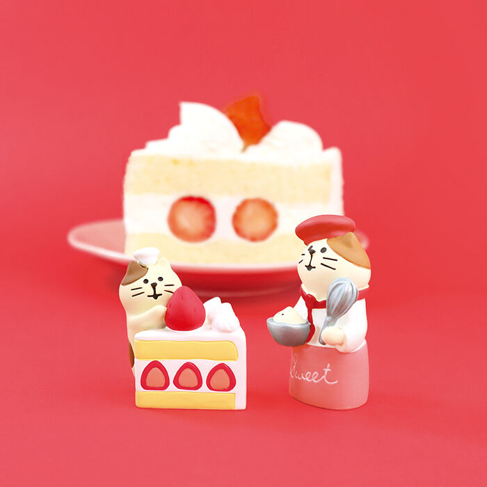 パティシエ猫【洋菓子コンブル いちごケーキフェア】 | CHEER-FUL*