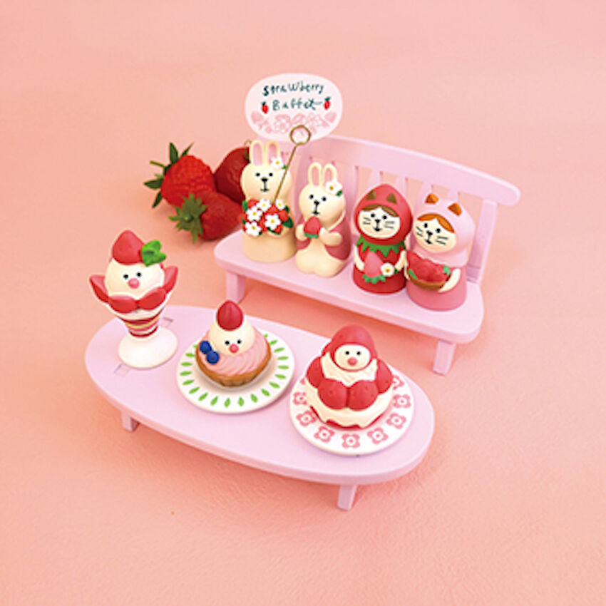 いちご狩り猫【洋菓子コンブル いちごケーキフェア】 | CHEER-FUL*