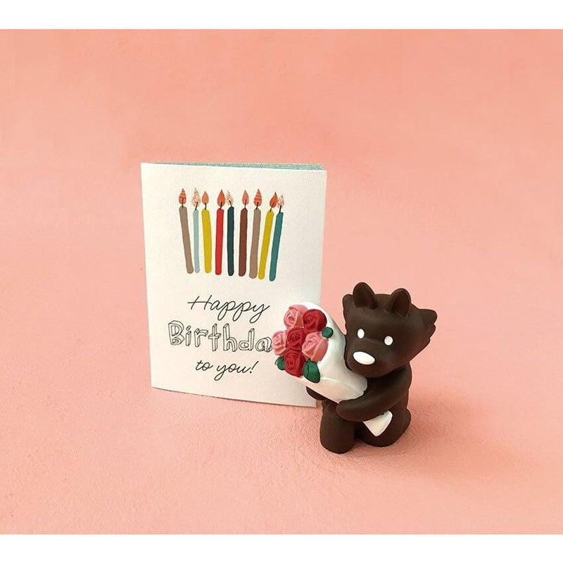 赤ずきんマスコット(花束オオカミ)【オトギッコ ライフウィズ