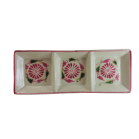 バッチャン焼き　お皿/３連皿