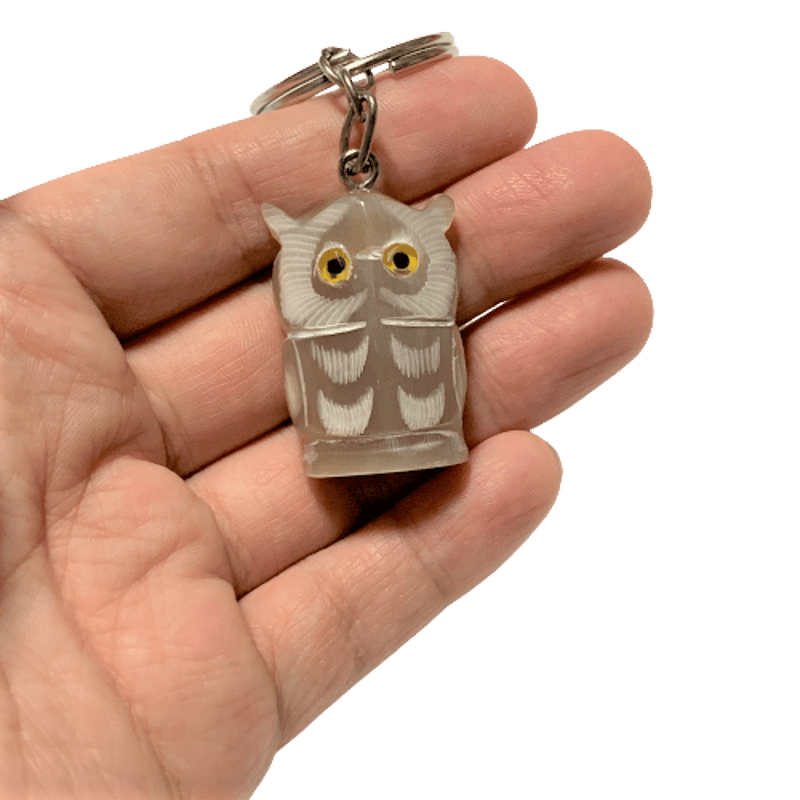 ベトナム 水牛キーホルダー フクロウ | made me chum