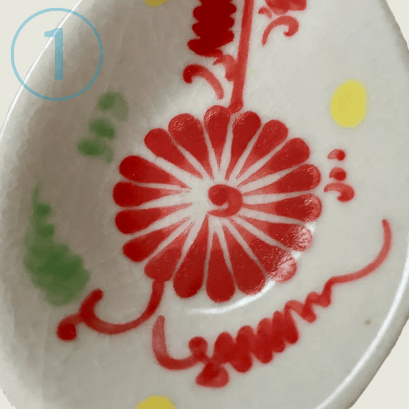 未使用 バッチャン焼 菊花柄 31cmボウル 高級 手描き 大鉢 未使用 バッチャン焼 菊花色絵大鉢 31cmボウル 高級 手描き 大鉢