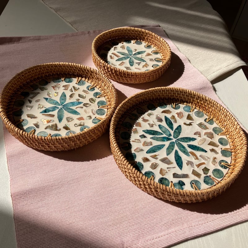 葉巻入れ　工芸品　貝殻　ベトナム 葉巻入れ工芸品貝殻ベトナム