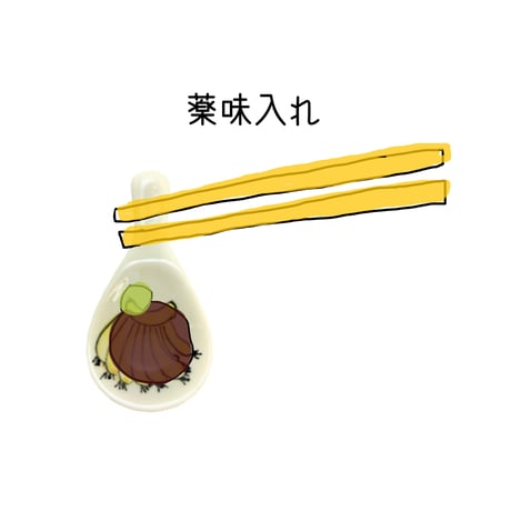 バッチャン焼き  箸置き/レンゲ置き/スプーン置き