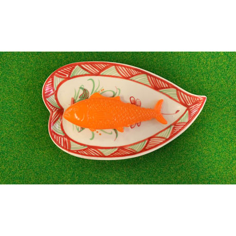 バッチャン焼き　お皿《ハート型》
