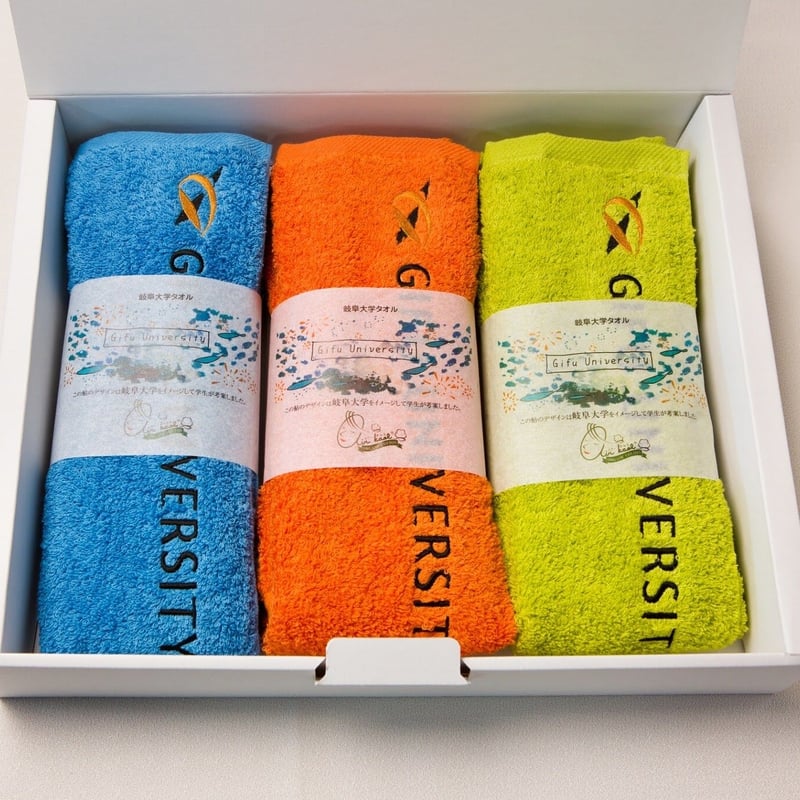 ギフト用(化粧箱入)】岐阜大学タオル エアーかおるダディボーイ