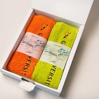 【ギフト用(化粧箱入)】岐阜大学タオル エアーかおるダディボーイ フェイスタオル ２枚(2色セット)