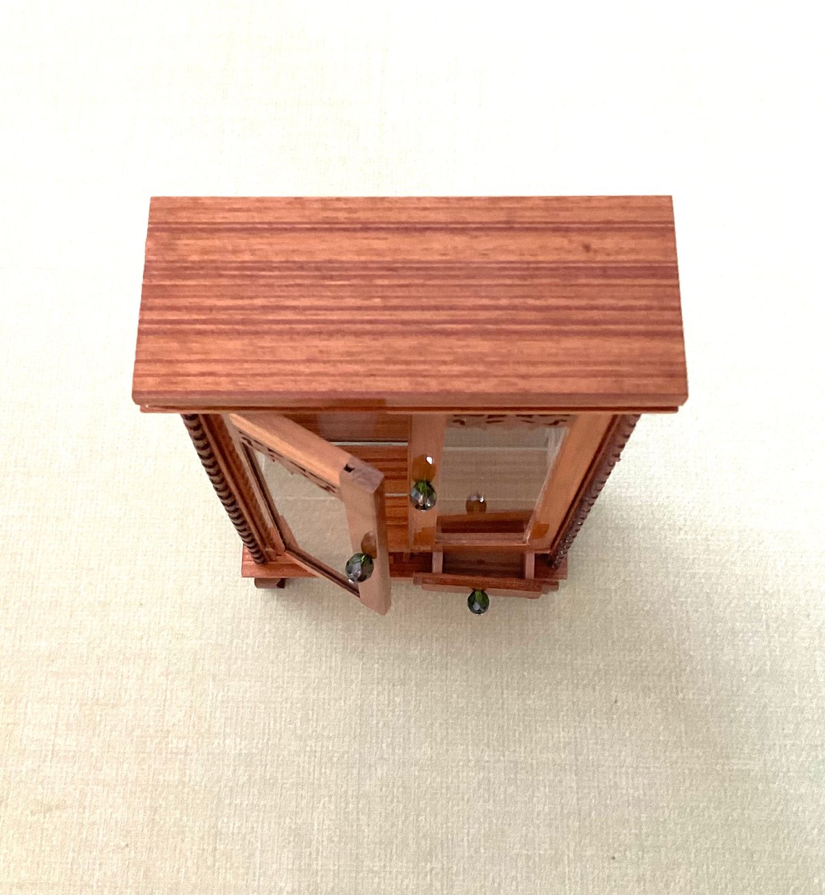 ミニチュア 木製 キャビネット 国内作家様 ミニチュア アートキャビネット | イリュージョンカフェ