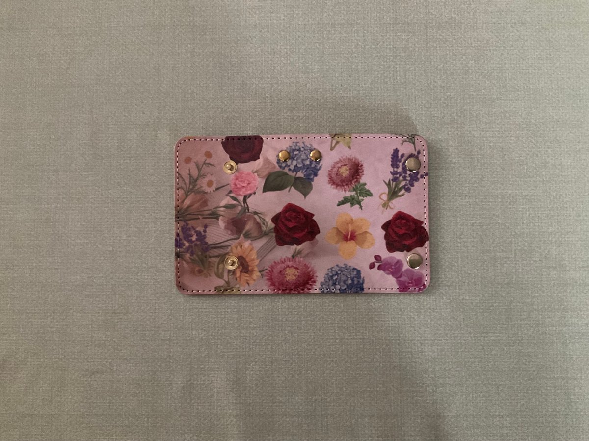 高 級 国産本革 花 柄 オリジナルKEYケース | イリュージョンカフェ