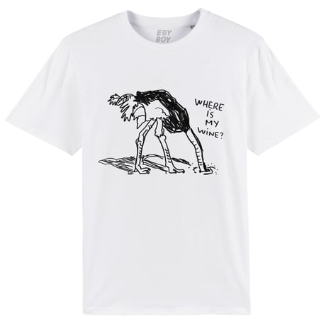 EGYBOY x WANDERLUST WINESHOP T-shirts No.1 Autruche assoiffée