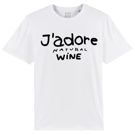 EGYBOY x WANDERLUST WINESHOP T-shirts No.2 J'adore nature wine