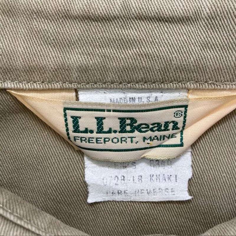 L.L.Bean Safari Jacket Made in USA 80's / エルエルビ...