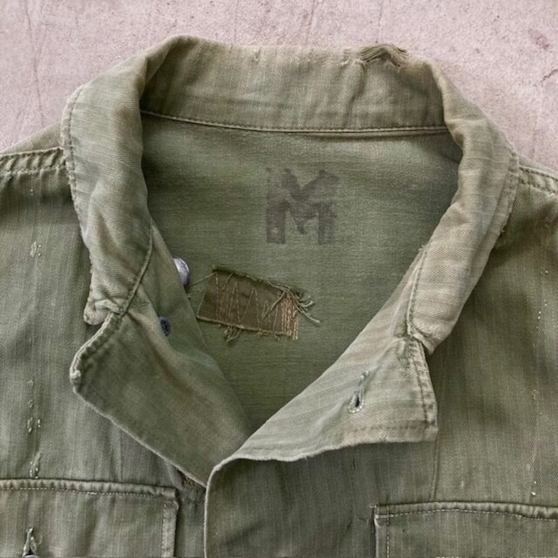 's US ARMY M HBT Jacket Star Button / 米軍