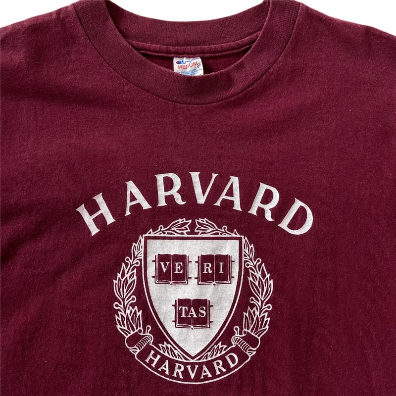 80's champion HARVARD print T-shirt Made in USA