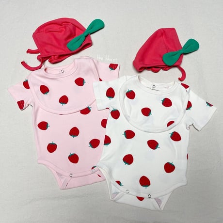 Strawberry body suits （3点セット）