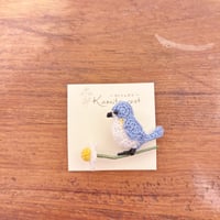 【専用ページ】ルリビタキのブローチ