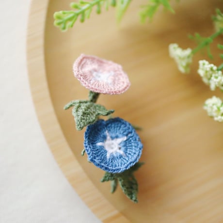 朝顔のブローチ/A brooch of Morning Glory