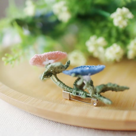朝顔のブローチ/A brooch of Morning Glory