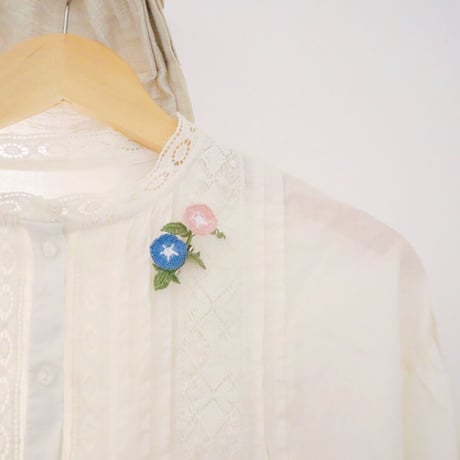 朝顔のブローチ/A brooch of Morning Glory