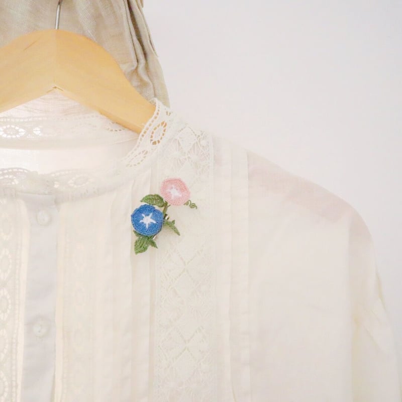 朝顔のブローチ/A brooch of Morning Glory | Kamitsurest