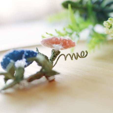 朝顔のブローチ/A brooch of Morning Glory