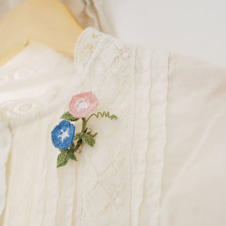 朝顔のブローチ/A brooch of Morning Glory