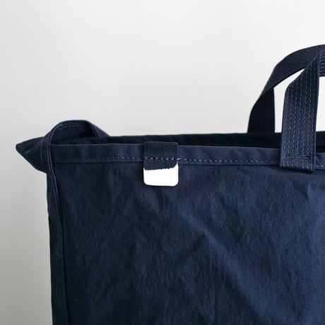 "SIDE POCKET" TOTE　MIDNIGHT BLUE　NO.22