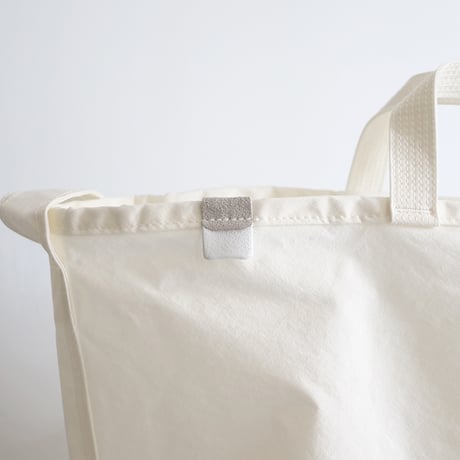 "SIDE POCKET" TOTE　WHITE　NO.41