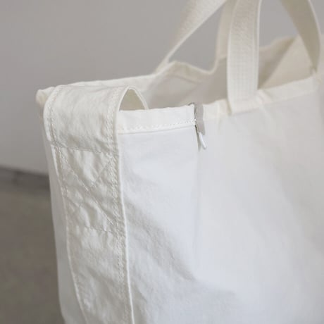 "SIDE POCKET" TOTE　WHITE　NO.54