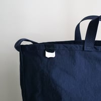 "SIDE POCKET" TOTE　MIDNIGHT BLUE　NO.18