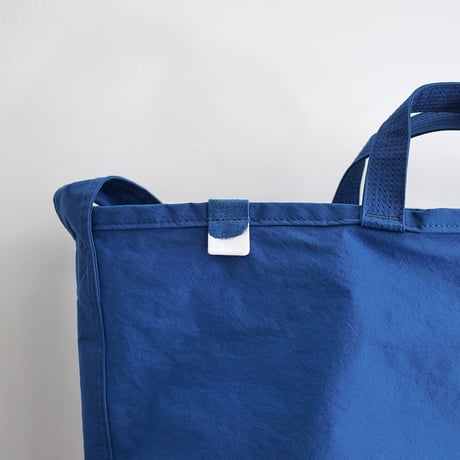 "SIDE POCKET" TOTE　BLUE　NO.7