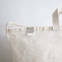 "SIDE POCKET" TOTE　WHITE　NO.49