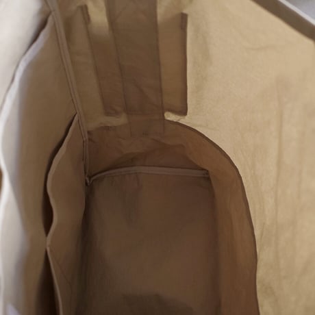 "SIDE POCKET" TOTE　SAND　NO.7