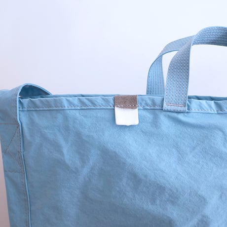 "SIDE POCKET" TOTE　SKY　NO.6