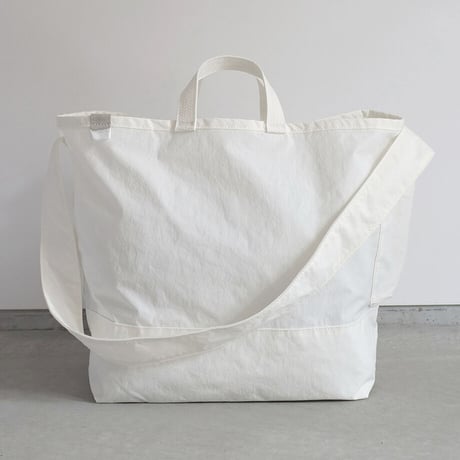 "SIDE POCKET" TOTE　WHITE　NO.54