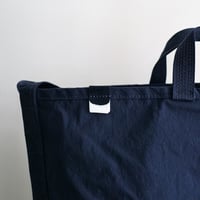 "SIDE POCKET" TOTE　MIDNIGHT BLUE　NO.23